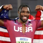 Noah-Lyles-US-sprinter-celebrates-wins-60m-final-2024-World-Athletics-Indoor-Championships-Glasgow